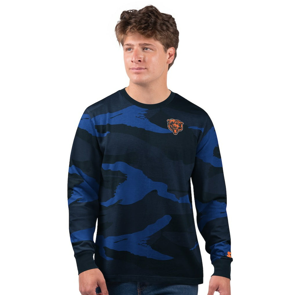 Chicago Bears Starter Thursday Night Gridiron Long Sleeve T-Shirt- Navy - NFL