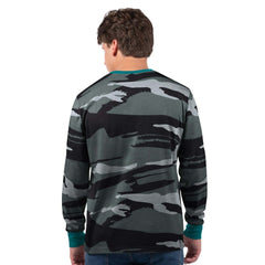 Miami Dolphins Starter Thursday Night Gridiron Vintage Logo Long Sleeve T-Shirt Gray/Charcoal - NFL
