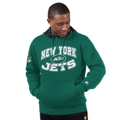 New York Jets Starter Thursday Night Gridiron Pullover Hoodie Green - NFL
