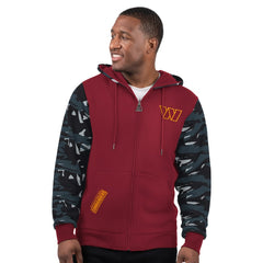 Washington Commanders Starter Thursday Night Gridiron Full-Zip Hoodie Burgundy - NFL