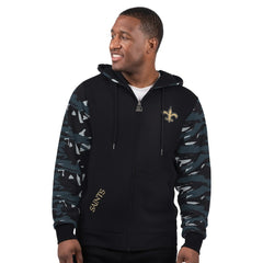 New Orleans Saints Starter Thursday Night Gridiron Full-Zip Hoodie Black - NFL