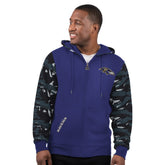 Baltimore Ravens Starter Thursday Night Gridiron Full-Zip Hoodie Purple - NFL