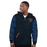 Chicago Bears Starter Thursday Night Gridiron Full-Zip Hoodie Navy - NFL