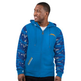 Los Angeles Chargers Starter Thursday Night Gridiron Full-Zip Hoodie Powder Blue - NFL