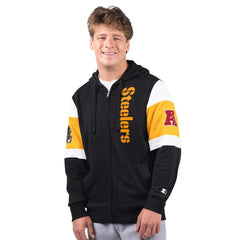 Pittsburgh Steelers Starter Extreme Full-Zip Hoodie Black - NFL