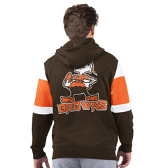 Cleveland Browns Starter Extreme Vintage Logo Full-Zip Hoodie Brown - NFL