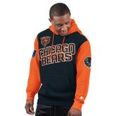 Chicago Bears Starter Extreme Pullover Hoodie Navy - NFL
