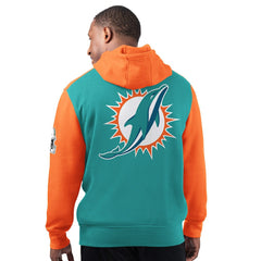 Miami Dolphins Starter Extreme Pullover Hoodie Aqua - NFL