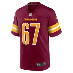 Nick Allegretti Washington Commanders Game Jersey Burgundy - Nike
