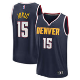 Fanatics - Nikola Jokic Denver Nuggets Fast Break Replica Player Jersey - Icon Edition - Navy