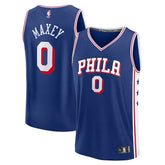 Fanatics - Tyrese Maxey Philadelphia 76ers Fast Break Replica Player Jersey - Icon Edition - Royal