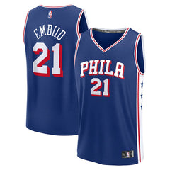Fanatics - Joel Embiid Philadelphia 76ers Youth Fast Break Replica Player Jersey - Icon Edition - Royal