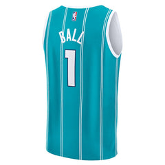 Fanatics - LaMelo Ball Charlotte Hornets Youth Fast Break Replica Player Jersey - Icon Edition - Teal