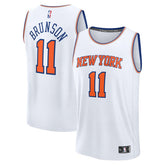 Fanatics - Jalen Brunson New York Knicks Fast Break Replica Player Jersey - Association Edition - White