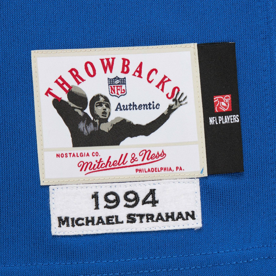 Michael Strahan New York Giants 1994 Authentic Throwback Retired Player Jersey - Royal outlet | NFL Jerseys