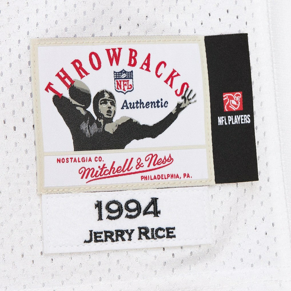 Jerry Rice San Francisco 49ers 1994 Authentic Throwback Retired Player Jersey - White outlet | NFL Jerseys