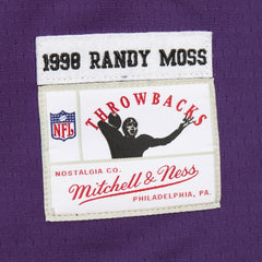 Randy Moss Minnesota Vikings Player Name & Number Hoodie Legacy Jersey Purple - Mitchell & Ness