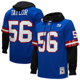 Lawrence Taylor New York Giants Player Name & Number Hoodie Legacy Jersey Royal - Mitchell & Ness