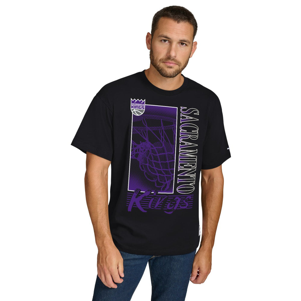 NBA - Sacramento Kings Tommy Jeans Noah Swish T-Shirt - Black
