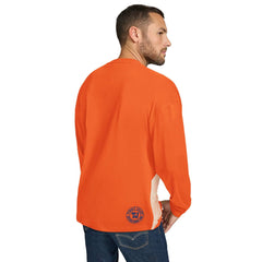 NBA - New York Knicks Tommy Jeans Lucas Long Sleeve T-Shirt - Orange