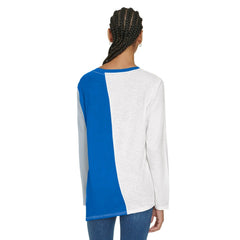 NBA - Dallas Mavericks Tommy Jeans Women's Amelia Color Blocked Long Sleeve T-Shirt - White/Blue