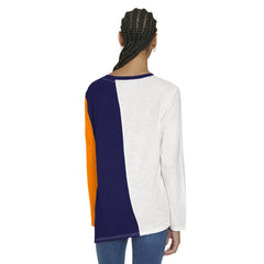 NBA - Phoenix Suns Tommy Jeans Women's Amelia Color Blocked Long Sleeve T-Shirt - White/Purple
