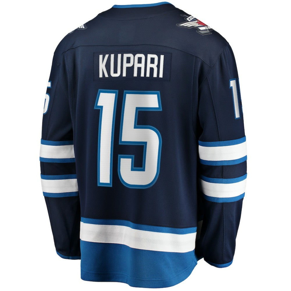 Rasmus Kupari Winnipeg Jets Fanatics Home Premier Breakaway Player Jersey - Navy | NHL Jerseys
