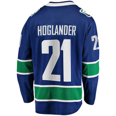 Nils Hoglander Vancouver Canucks - Fanatics Home Premier Breakaway Player Jersey Blue