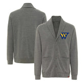 NBA - Golden State Warriors Sportiqe Unisex Henshaw Long Sleeve Full-Button Cardigan Sweater - Heather Gray
