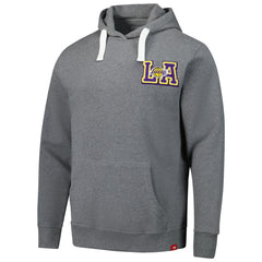 NBA - Los Angeles Lakers Sportiqe Unisex Varsity Collection Blake Pullover Hoodie - Heather Gray
