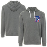 NBA - Philadelphia 76ers Sportiqe Unisex Varsity Collection Blake Pullover Hoodie - Heather Gray