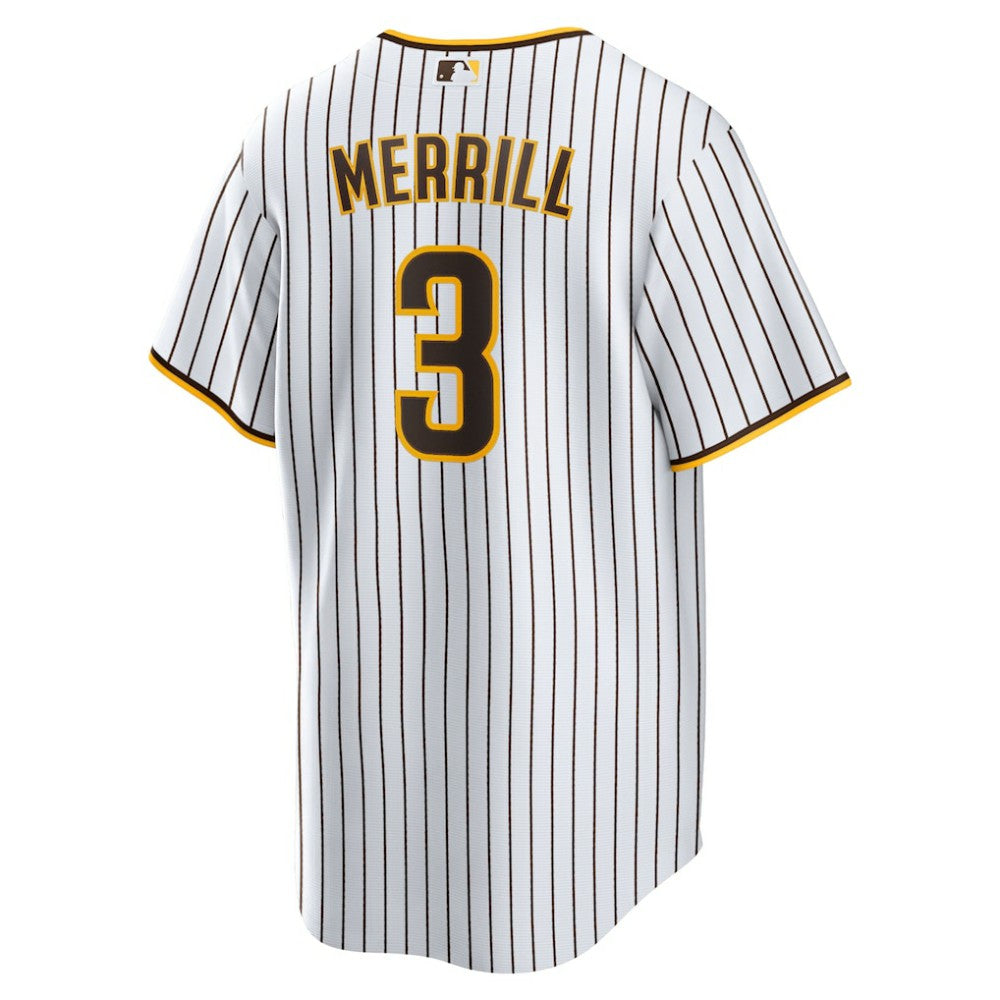 Jackson Merrill San Diego Padres Nike Home Replica Jersey - White | MLB Jerseys