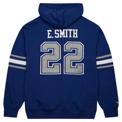 Emmitt Smith Dallas Cowboys Retired Player Name & Number Pullover Hoodie Navy - Mitchell & Ness