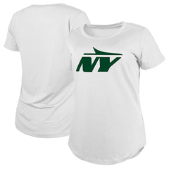 New York Jets New Era Women's NY Logo T-Shirt White - NFL