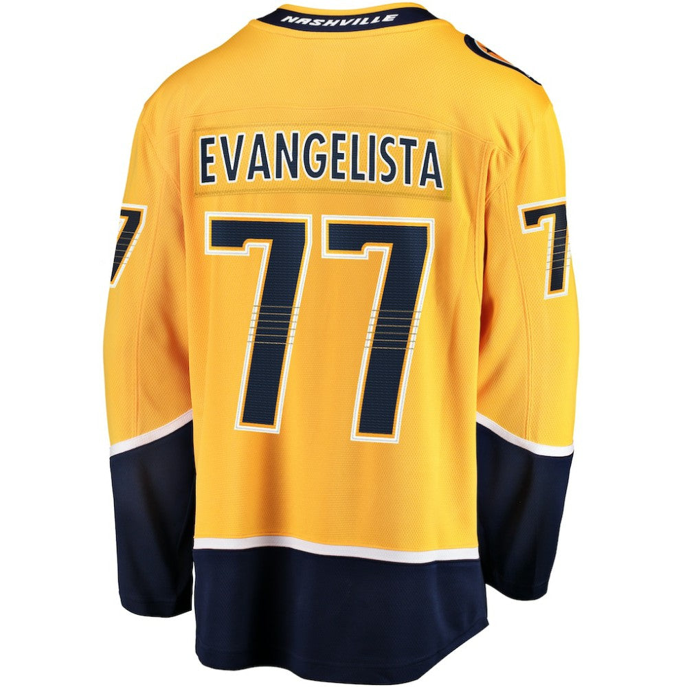 Luke Evangelista Nashville Predators Fanatics Premier Breakaway Player Jersey - Gold | NHL Jerseys