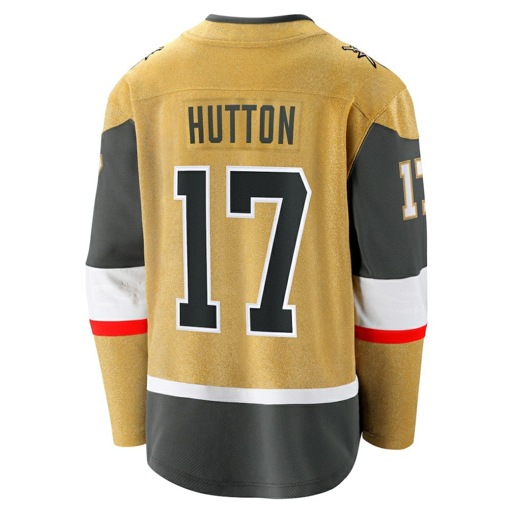 Ben Hutton Vegas Golden Knights Fanatics Home Premier Breakaway Player Jersey - Gold | NHL Jerseys