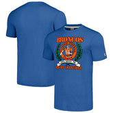 Randy Gradishar Denver Broncos Homage Unisex Caricature Retired Player Tri-Blend T-Shirt Royal - NFL