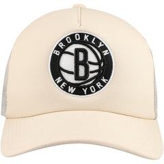 Mitchell & Ness - Brooklyn Nets Trucker Adjustable Hat - Cream