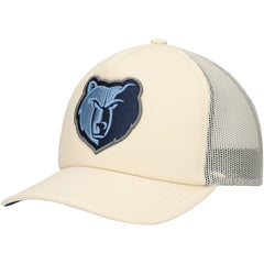 Mitchell & Ness - Memphis Grizzlies Trucker Adjustable Hat - Cream