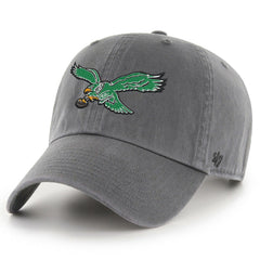 Philadelphia Eagles '47 Clean Up Adjustable Hat Charcoal - 47 brand
