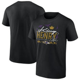 Derrick Henry Baltimore Ravens King Henry's Crown T-Shirt Black - NFL