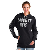 NBA - Brooklyn Nets G-III 4Her by Carl Banks Women's Base Coach Pullover Hoodie - Black