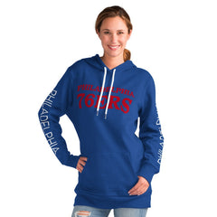 NBA - Philadelphia 76ers G-III 4Her by Carl Banks Women's Base Coach Pullover Hoodie - Royal
