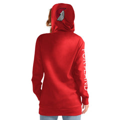NBA - Portland Trail Blazers G-III 4Her by Carl Banks Women's Base Coach Pullover Hoodie - Red