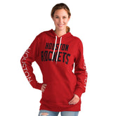 NBA - Houston Rockets G-III 4Her by Carl Banks Women's Base Coach Pullover Hoodie - Red