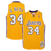 Mitchell & Ness - Shaquille O'Neal Los Angeles Lakers Youth 1999/00 Hardwood Classics Swingman Jersey - Gold