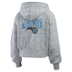 NBA - Orlando Magic WEAR by Erin Andrews Women's Speckled Radiator Full-Zip Hoodie - Heather Gray