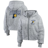 NBA - Indiana Pacers WEAR by Erin Andrews Women's Speckled Radiator Full-Zip Hoodie - Heather Gray