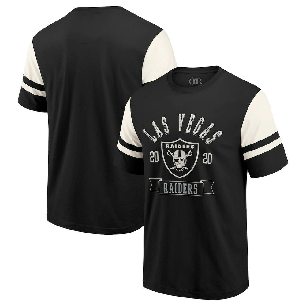 Las Vegas Raiders Darius Rucker Collection Football T-Shirt Black - Fanatics