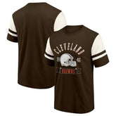 Cleveland Browns Darius Rucker Collection Football T-Shirt Brown - Fanatics